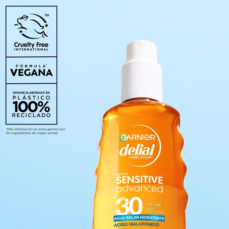 Garnier Delial Sensitive Advanced Agua Solar Hidratante Spf 30, 150Ml - Image 10