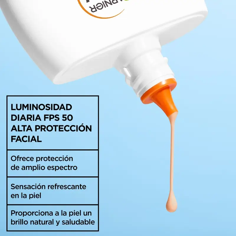 Garnier Delial Super Uv Agua Fluido Facial Refrescante Spf 50 Efecto Mate, 50 ml - Image 3