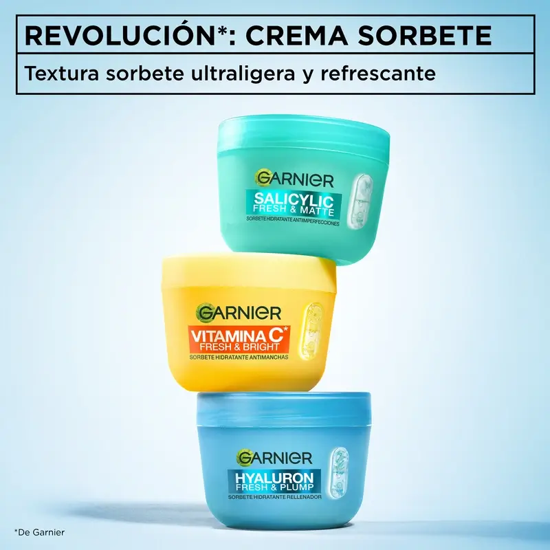 Garnier Hyaluron Fresh & Plump Sorbete Hidratante Rellenador, 85 ml - Image 9