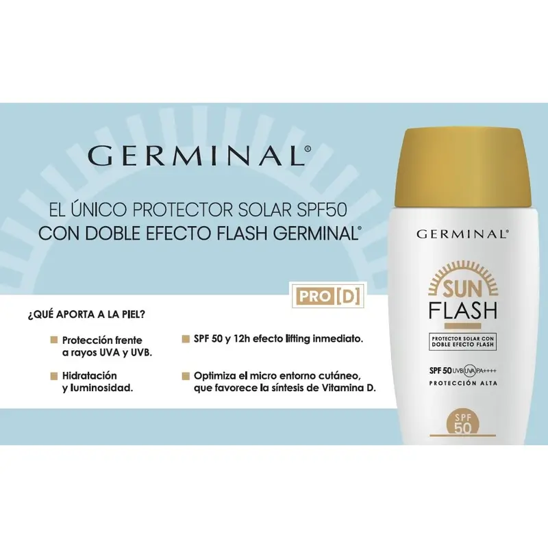 Germinal Crema Solar Facial Tubo, 50 ml - Image 3