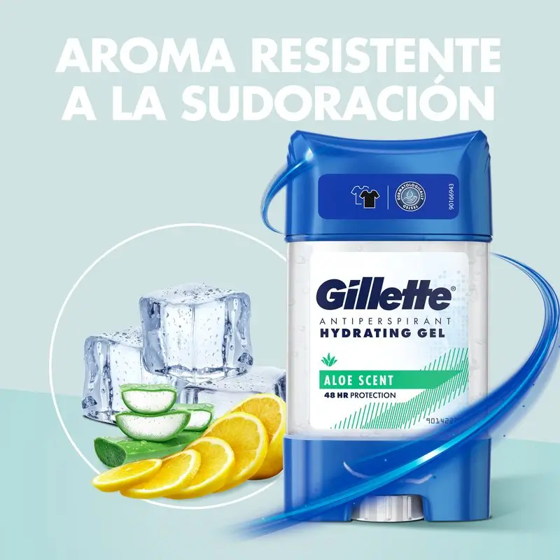 Gillette Desodorante Hydra Gel Anti Transpirante Aloe 70Ml - Image 5