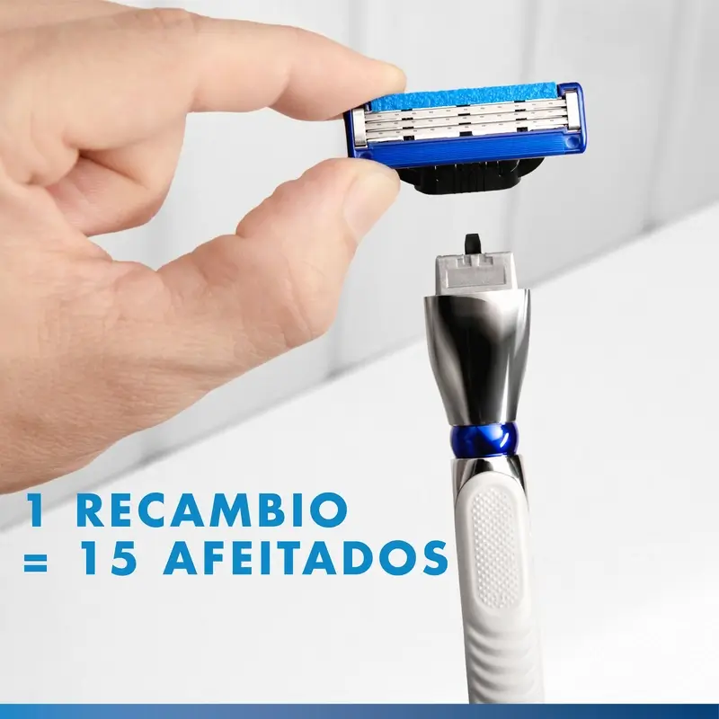 Gillette Mach3 Turbo hombre, 8 Recambios - Image 8