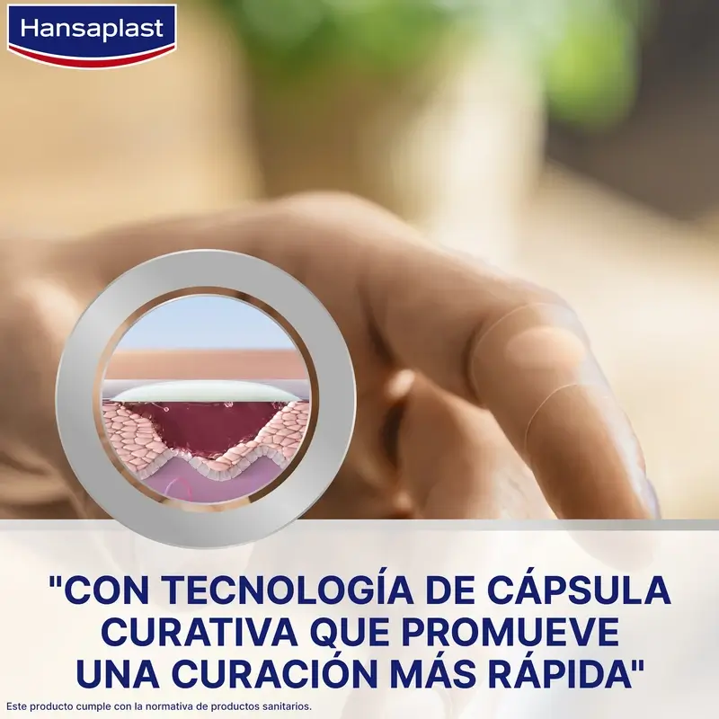 Hansaplast Second Skin Protection Apósito Hidrcoloide Tamaño S , 10 apósitos 1,9x6cm - Image 5