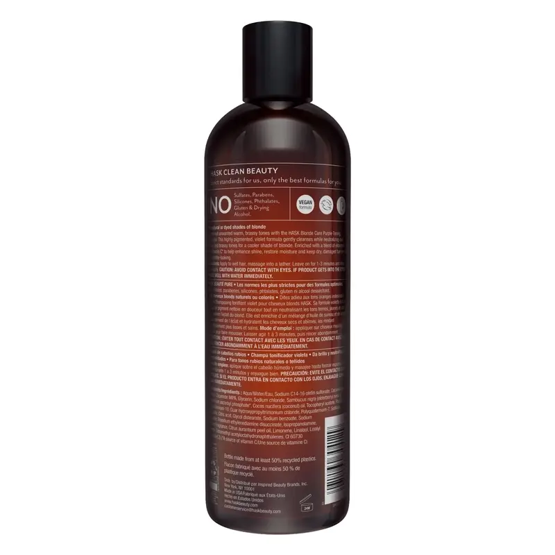 Hask Champú Blonde Care , 355 ml - Image 3