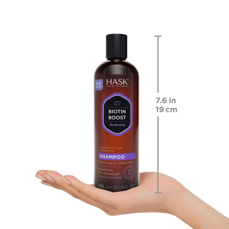 Hask Champú Densificante Biotin Boost , 355 ml - Image 6