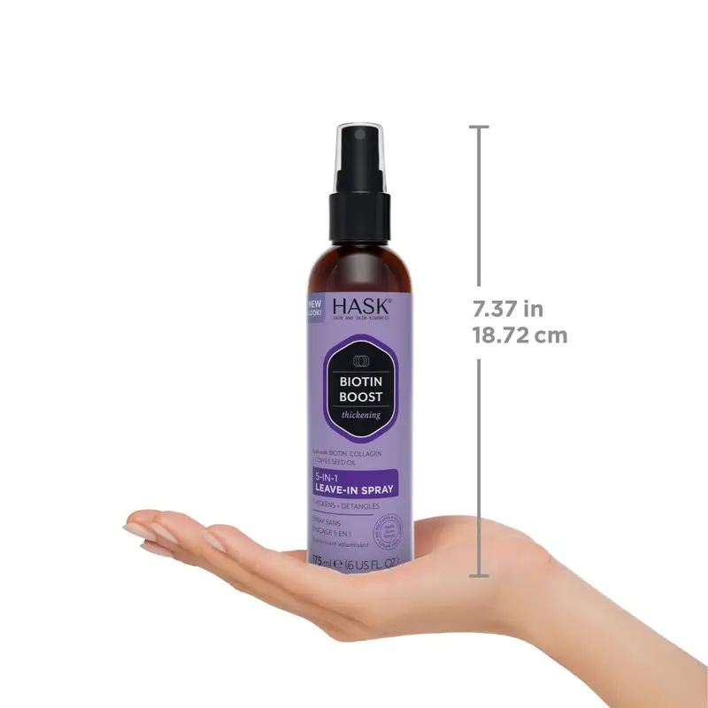 Hask Spray Acondicionador 5En1 Biotin Boost , 175 ml - Image 5