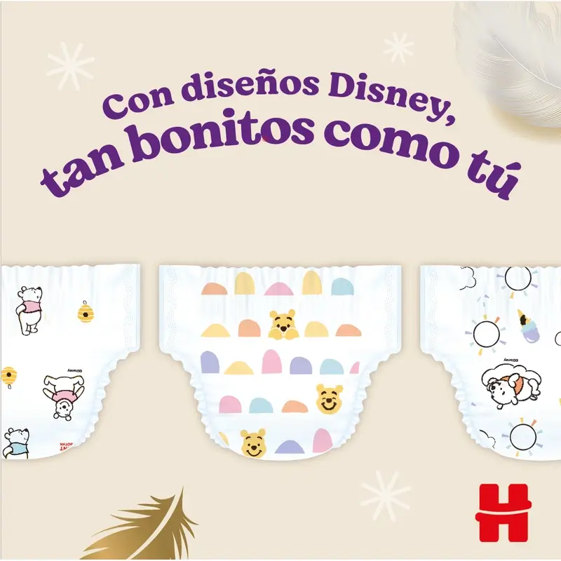 Huggies Extra Care Talla 4 (9-14 Kg) Pañal Braguita Para Bebé Disney , 26 Unidades - Image 5