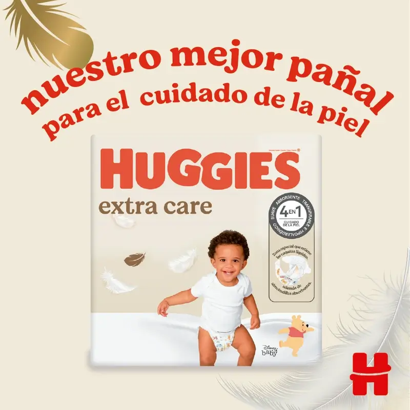 Huggies Extra Care Talla 1 (3-5 Kg) Pañal Para Bebé Disney , 160 Unidades - Image 8