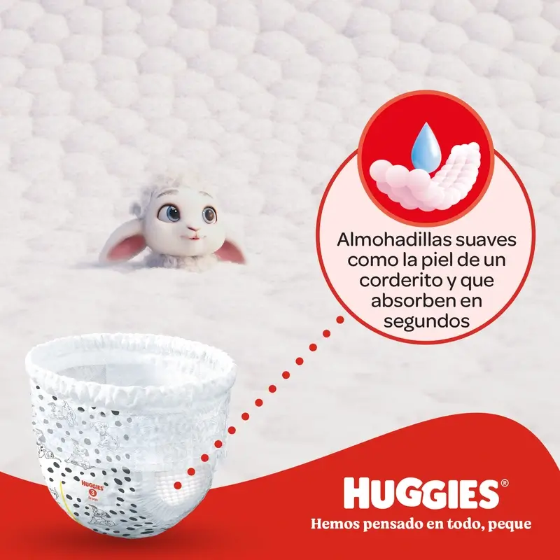 Huggies Little Movers Talla 4 (9-14 Kg) Pañal Braguita Para Bebé Disney , 120 unidades - Image 5