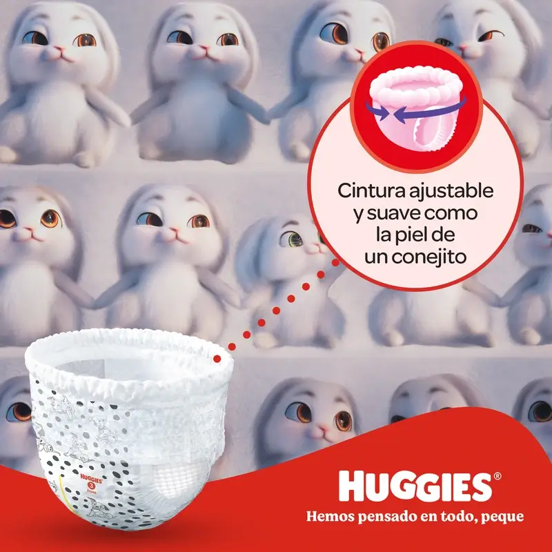 Huggies Little Movers Talla 6 (15-25 Kg) Pañal Braguita Para Bebé Disney , 96 unidades - Image 6