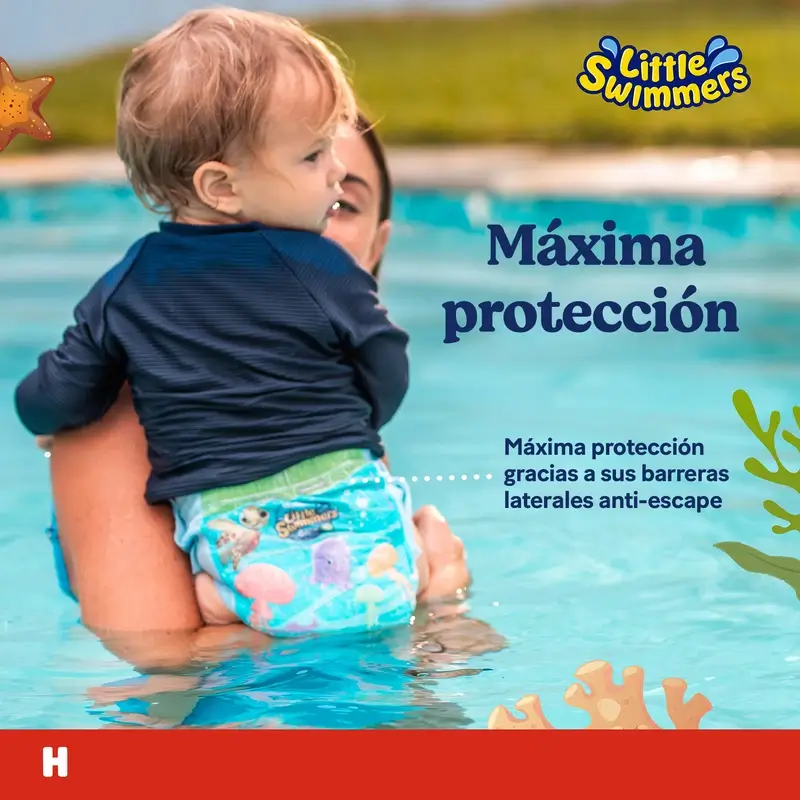 Huggies Little Swimmers Talla 3-4 Pañales Bañadores , 20 unidades - Image 3