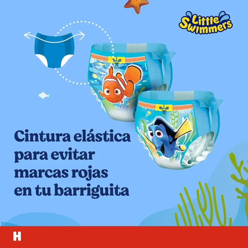 Huggies Little Swimmers Talla 5-6 Pañales Bañadores , 19 unidades - Image 6