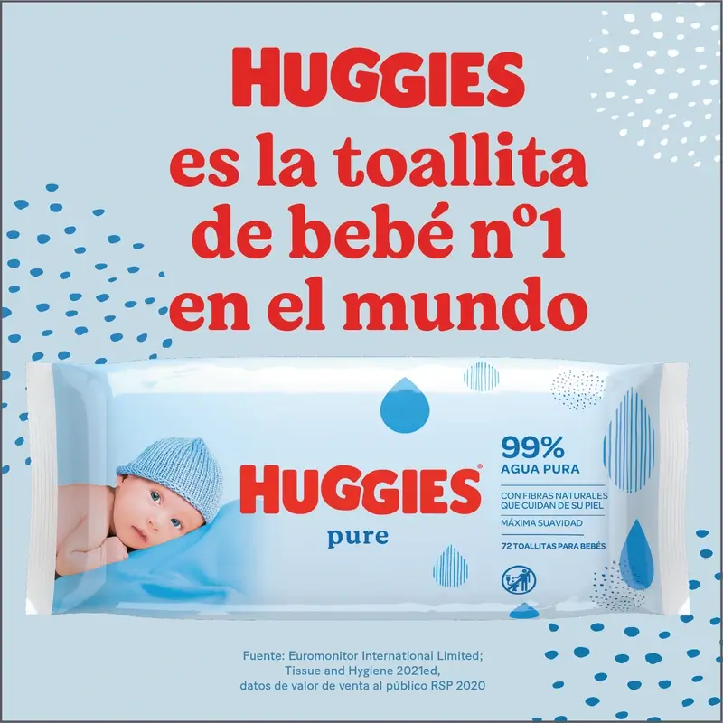 Huggies Pure Toallitas , 56 unidades - Image 7