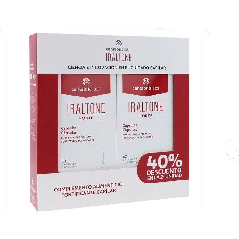 Iraltone Duplo Forte Tratamiento Anticaída, 120 cápsulas