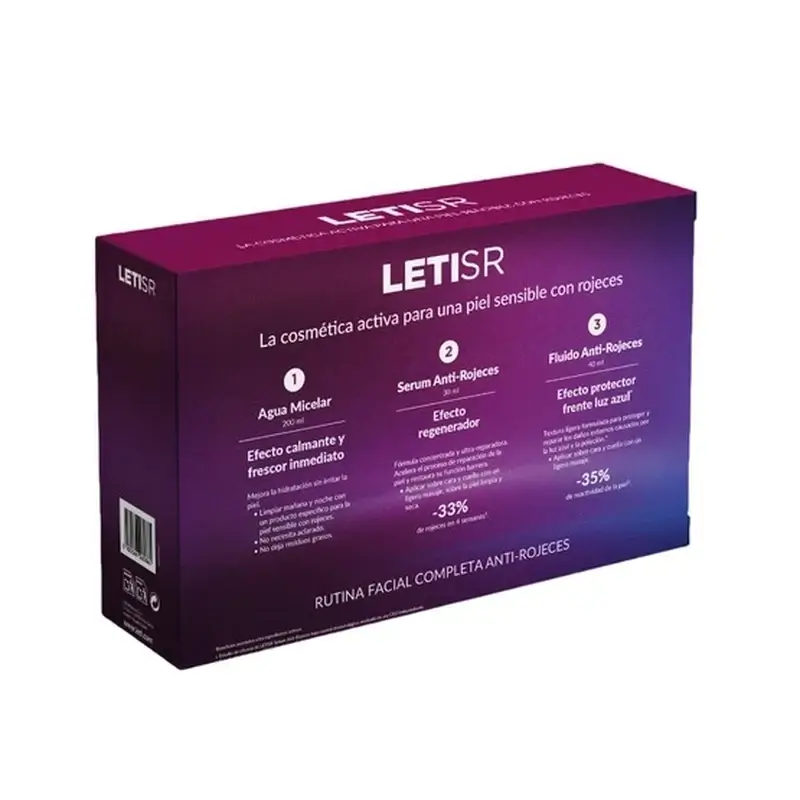 Leti SR Cofre Navidad Antirojeces Serum + Fluido+ Agua Micelar Regalo - Image 2