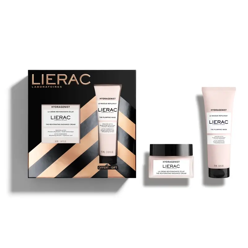 Lierac Cofre De Navidad Crema Hydragenist Mascarilla Rehidratante Hydra 75Ml De Regalo 