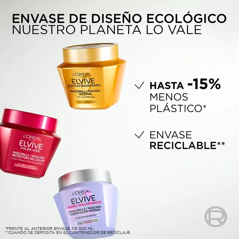 L'Oréal Paris Elvive Aceite Extraordinario Mascarilla Nutritiva, 310 ml - Image 10