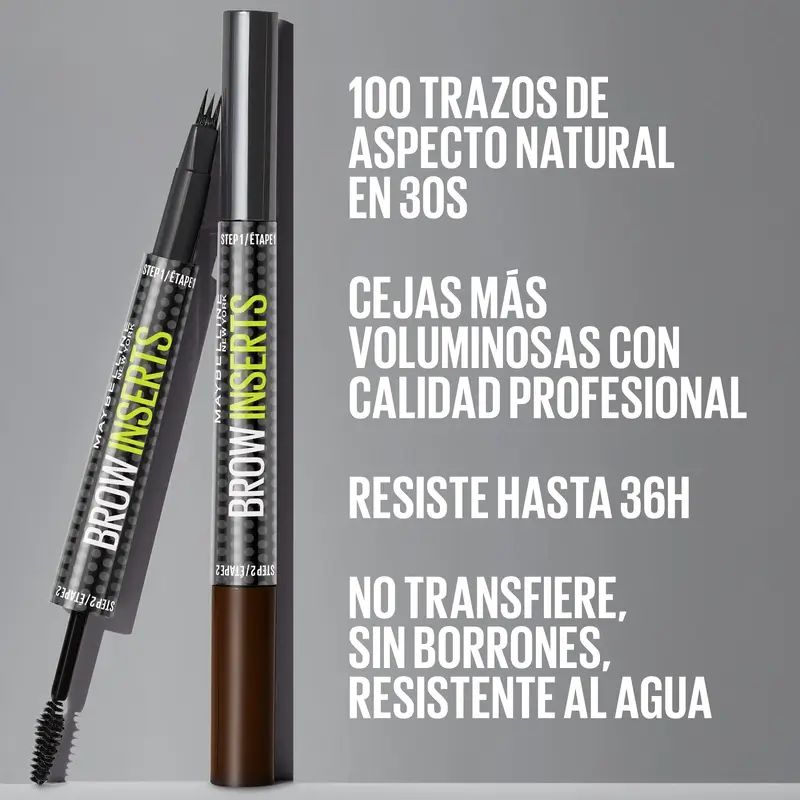 Maybelline New York Brow Insert Lapiz De Ceja, Ash Brown, 1.25 ml - Image 5
