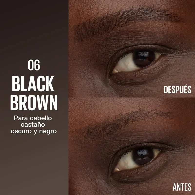Maybelline New York Brow Insert Lapiz De Ceja, Black Brown, 1.25 ml - Image 3