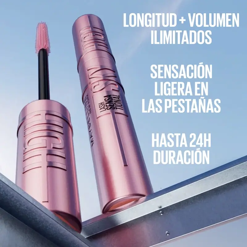 Maybelline New York Lash Sensational, Sky High Máscara De Pestañas Waterproof, Navy Blue, 1 ud - Image 6