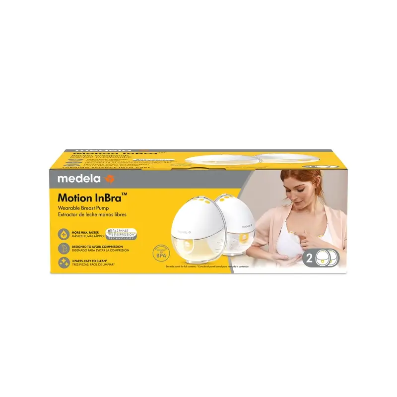 Medela Motion Inbra Doble Extractor Manos Libres Sin Cables - Image 2