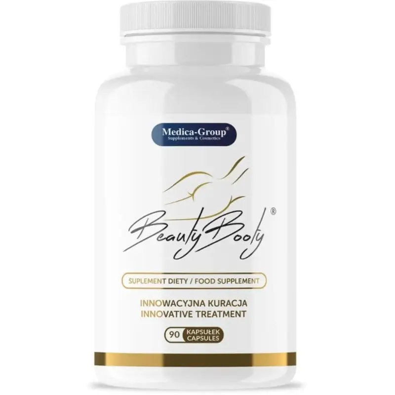 Medica Group Beautybooty Complemento Alimenticio Natural Para La Firmeza De Los Glúteos Y El Cuidado De La Piel , 90 cápsulas
