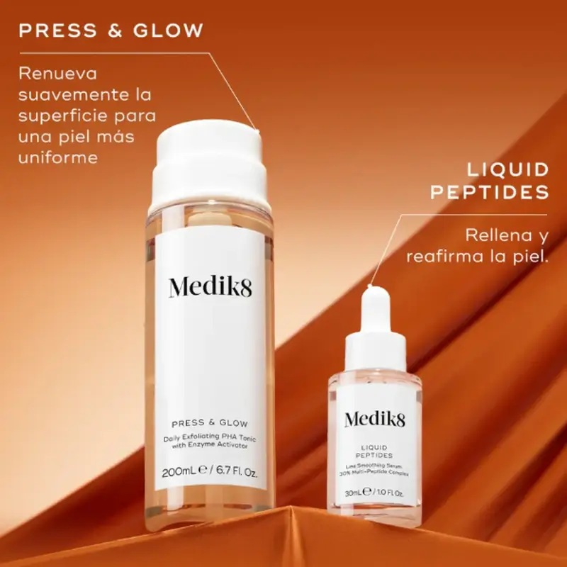 Medik8 Luminous Lift Press Glow 200 ml + Liquid Peptides 30 ml - Image 5