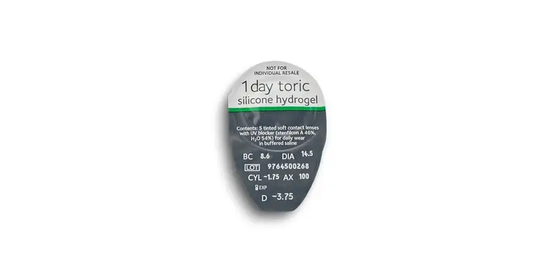 Myday  Lentillas Tóricas Diarias, 30 unidades - -2.00, -0.75, 30, 8.6, 14.50 - Image 3