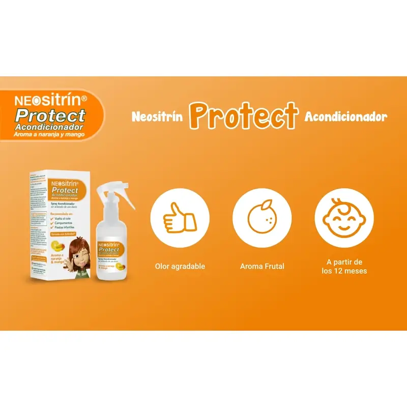 Neositrin Protect Spray Acondicionador Repelente Piojos 200 ml - Image 4