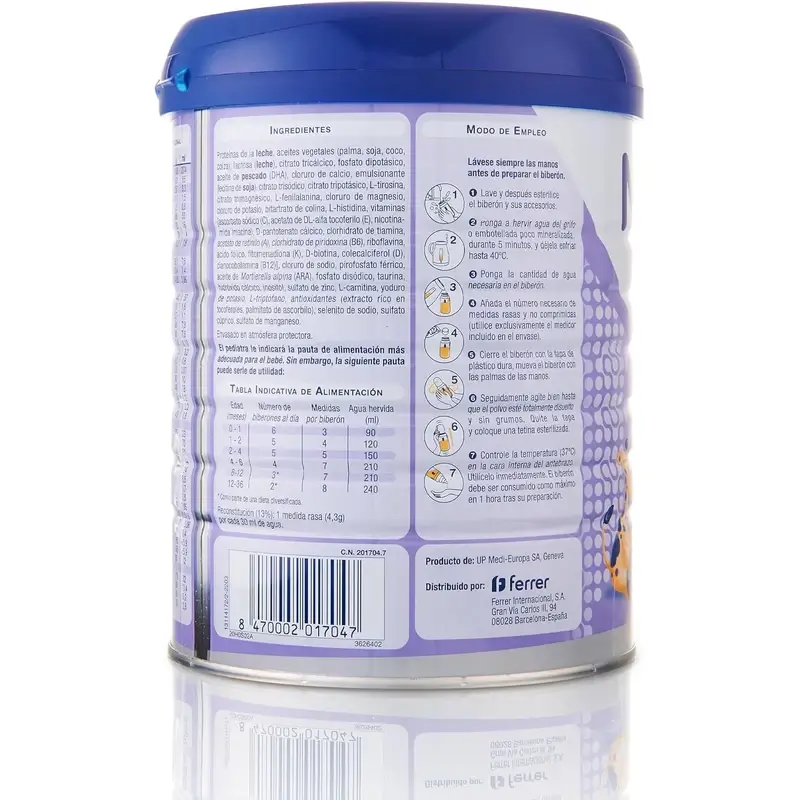 Novalac Ae Leche Infantil 0-36 Meses, Antiestreñimiento , 800 gr - Image 4