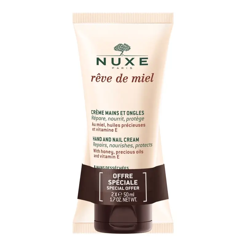 Nuxe Reve de Miel Duplo Crema de Manos y Uñas 2X50 ml