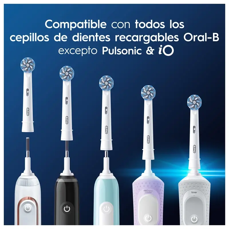 Oral-B Braun Recambio Sensitive Clean, Pack De, 6+2 unidades - Image 5