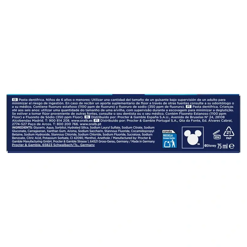 Oral-B Junior Star Wars Pasta Dentífrica 2X75 Ml, +6 Años - Image 8