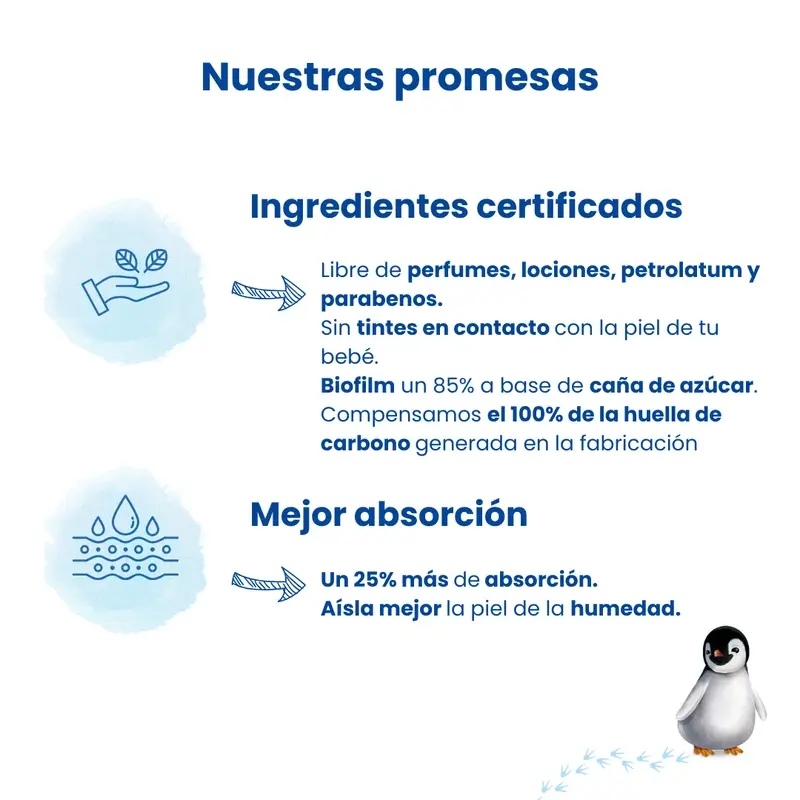 Pingo Pañal Ecológico Talla 1 New Born, Pack 4 X 27 Unidades - Image 4