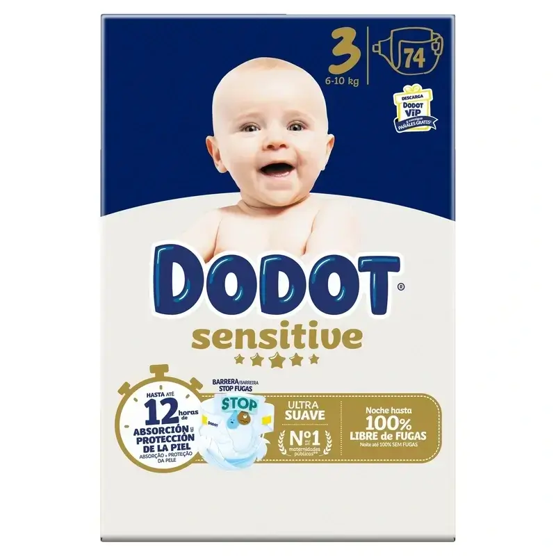 Dodot Sensitive Talla 3, 148 Pañales - Image 2