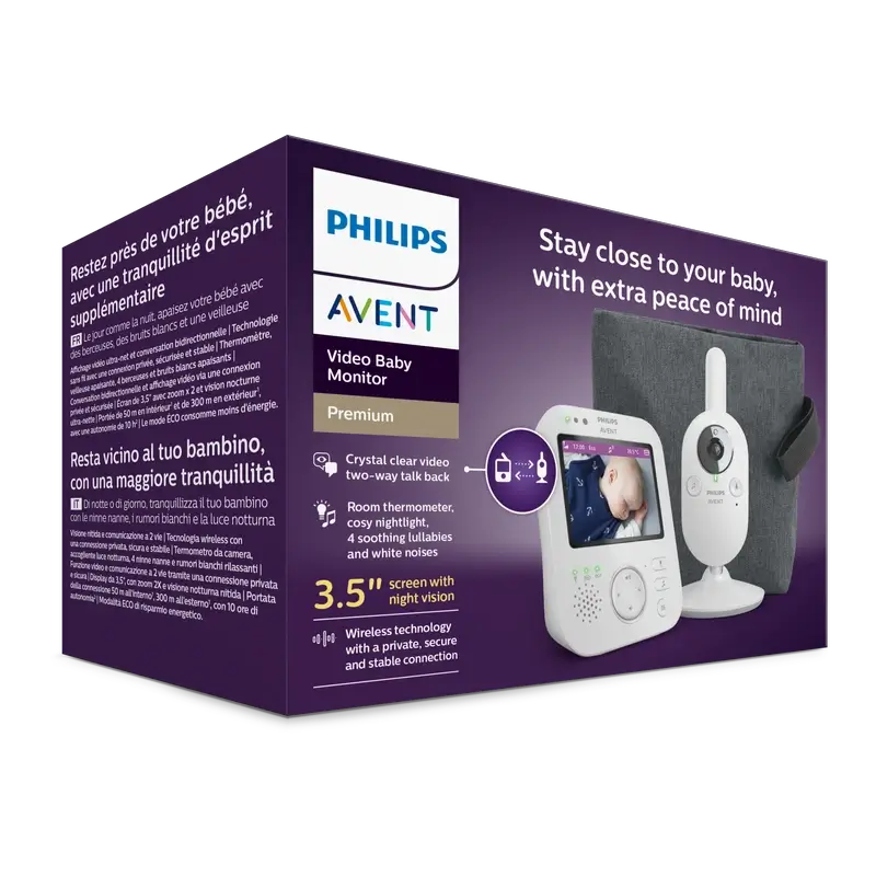 Philips Avent  Vigilabebés Premium Con Vídeo Digital Premium - Image 2