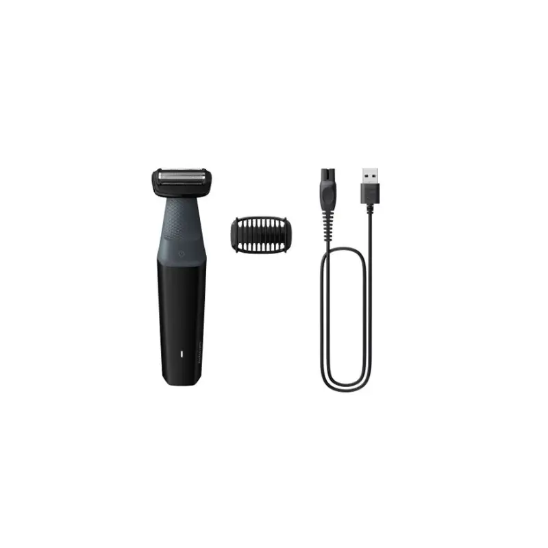 Philips Bodygroom Series 3000 Recortador Corporal E Íntimo Impermeable Gris