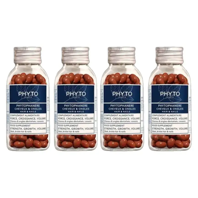 Phytophanere Tratamiento Anticaída Cabello y Uñas, 4x120 Cápsulas - Image 2