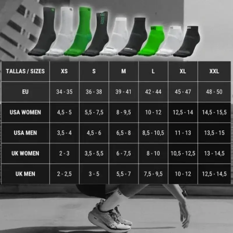 Podoks Calcetines Running Alto H5 Blanco - Image 11