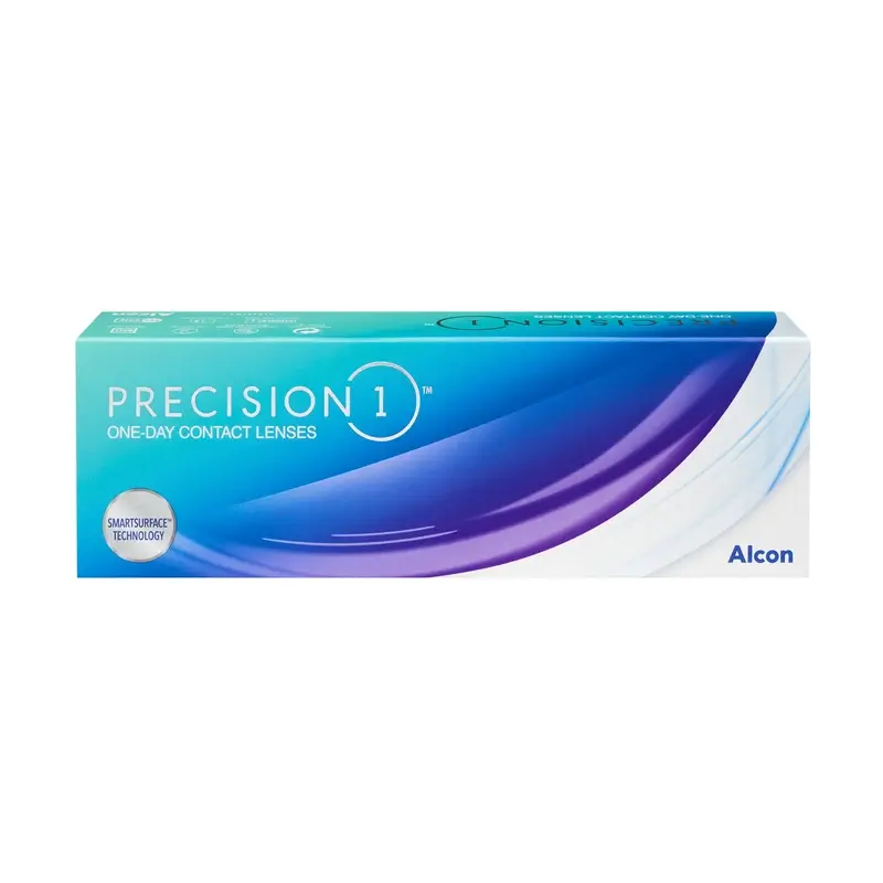 Precision1 Lentillas Esféricas Diarias , 30 unidades - +2.00, 8.3, 14.2