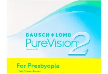 Purevision Lentillas Multifocales Mensuales , 3 unidades - -1.75, 8.6, Baja, 14.0