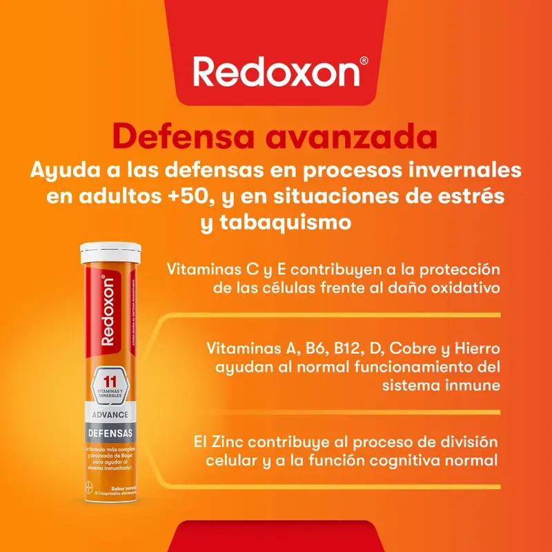 Redoxon Advance , 15 comprimidos efervescentes - Image 13