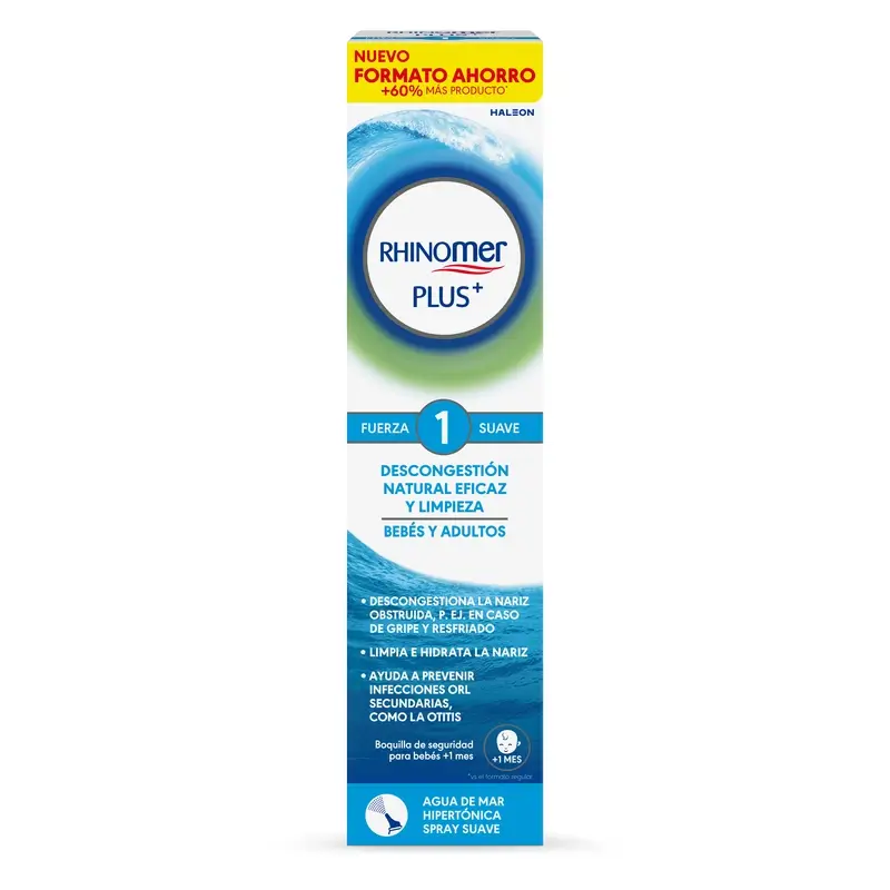 Rhinomer Plus+ F1 Bebés Y Adultos Formato Ahorro , 200 ml - Image 2