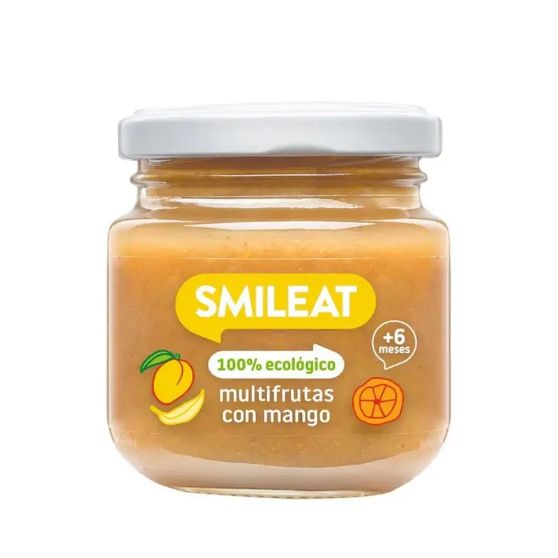 Smileat Tarrito Multifrutas con mango, 6x130 Gr - Image 2