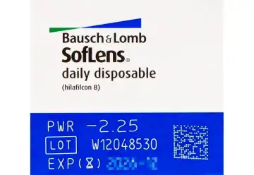 Soflens Daily Lentillas Esféricas Diarias , 30 unidades - -6.00, 8.6, 14.2 - Image 2