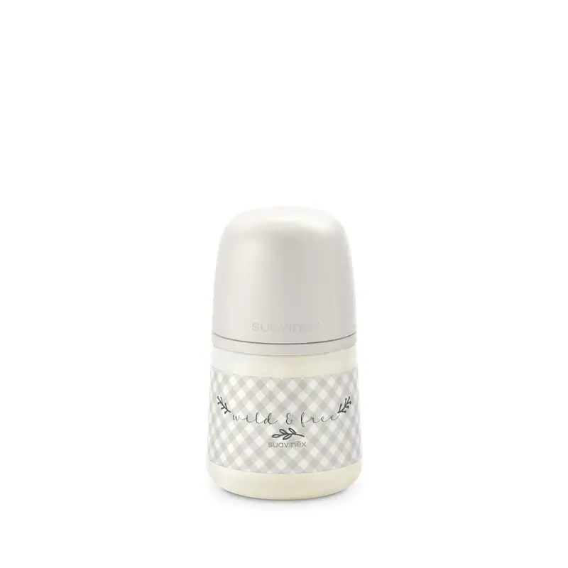 Suavinex Biberón Tetina Sx Pro Flujo Lento (S) +0 Meses Wild&Free Beige, 150 ml - Image 8