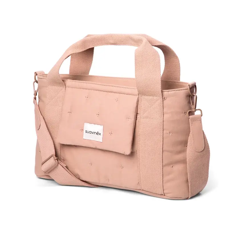 Suavinex Bolso Carro Bebé Panera Rectangular Poetry Rosa - Image 3