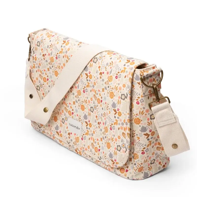 Suavinex Bolso Maternidad Bandolera, Floral - Image 2