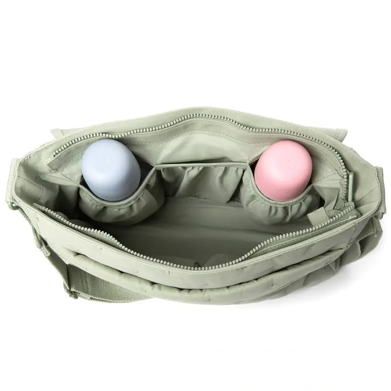 Suavinex Bolso Maternidad Bandolera Poetry Verde - Image 3