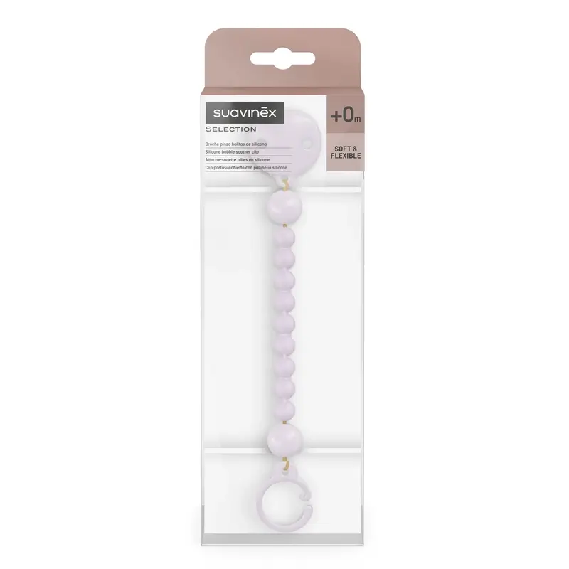 Suavinex Broche Pinza De Silicona, Lavender - Image 2